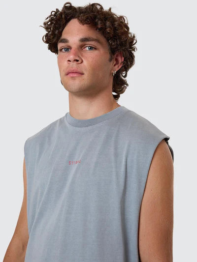 THRILLS - Minimal Thrills Merch Fit Muscle Tee - Smog