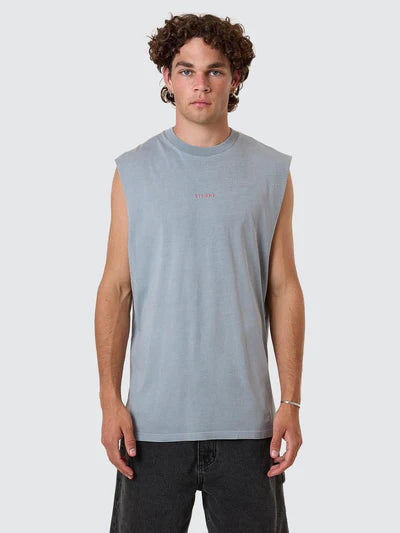 THRILLS - Minimal Thrills Merch Fit Muscle Tee - Smog