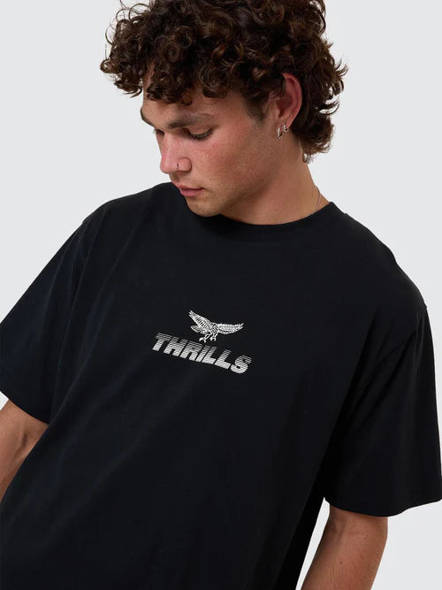 THRILLS - Paradise Before Anarchy Merch Fit Muscle Tee - Washed Black