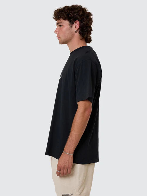THRILLS - Paradise Before Anarchy Merch Fit Muscle Tee - Washed Black