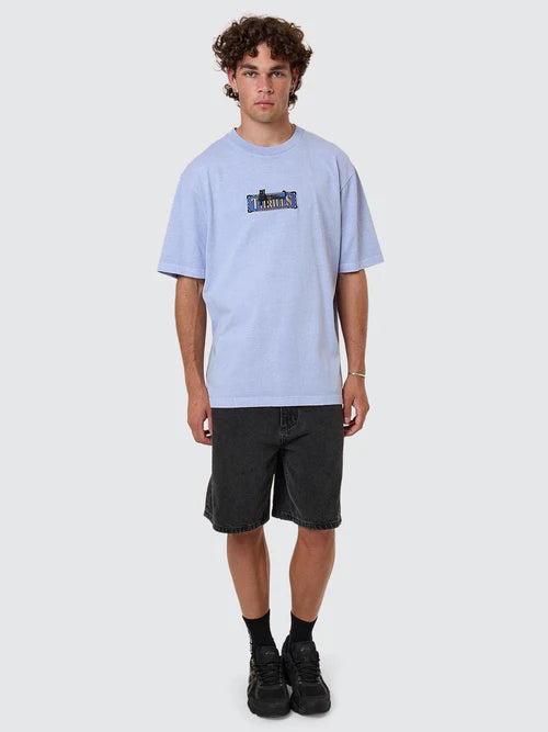 THRILLS - Pit Stop Oversize Fit Tee - Cornflower Blue