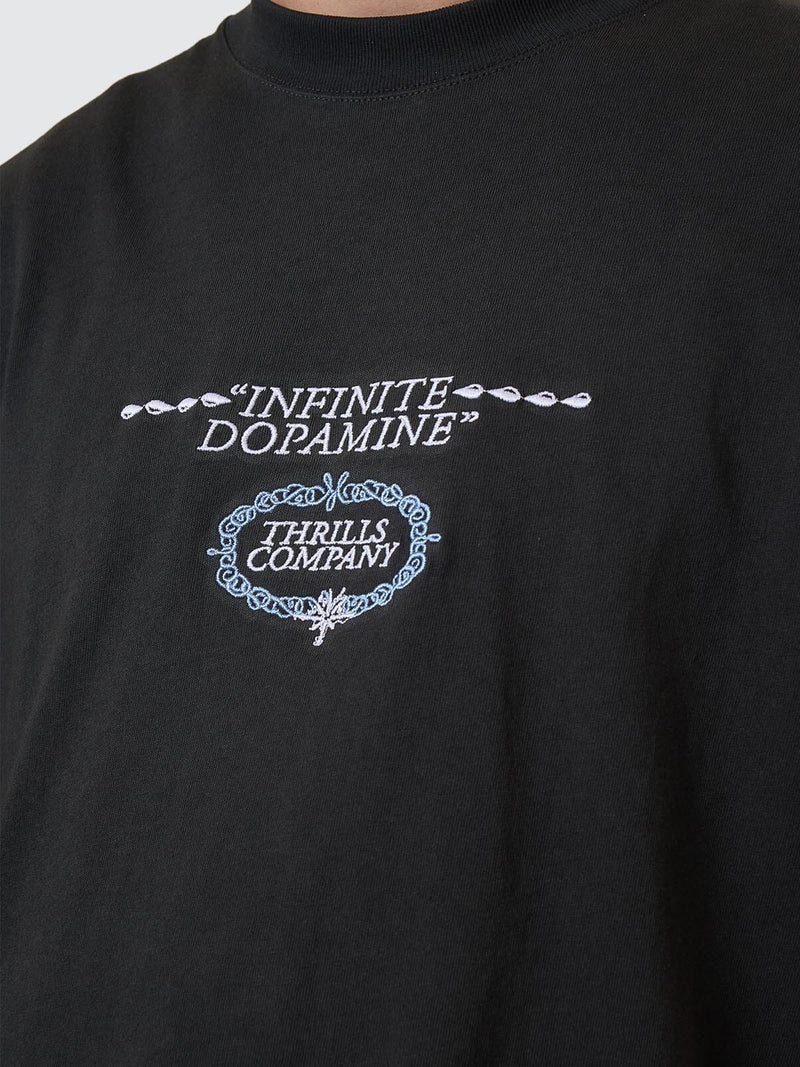 THRILLS - Infinite Dopamine Box Fit Oversize Tee - Pirate Black
