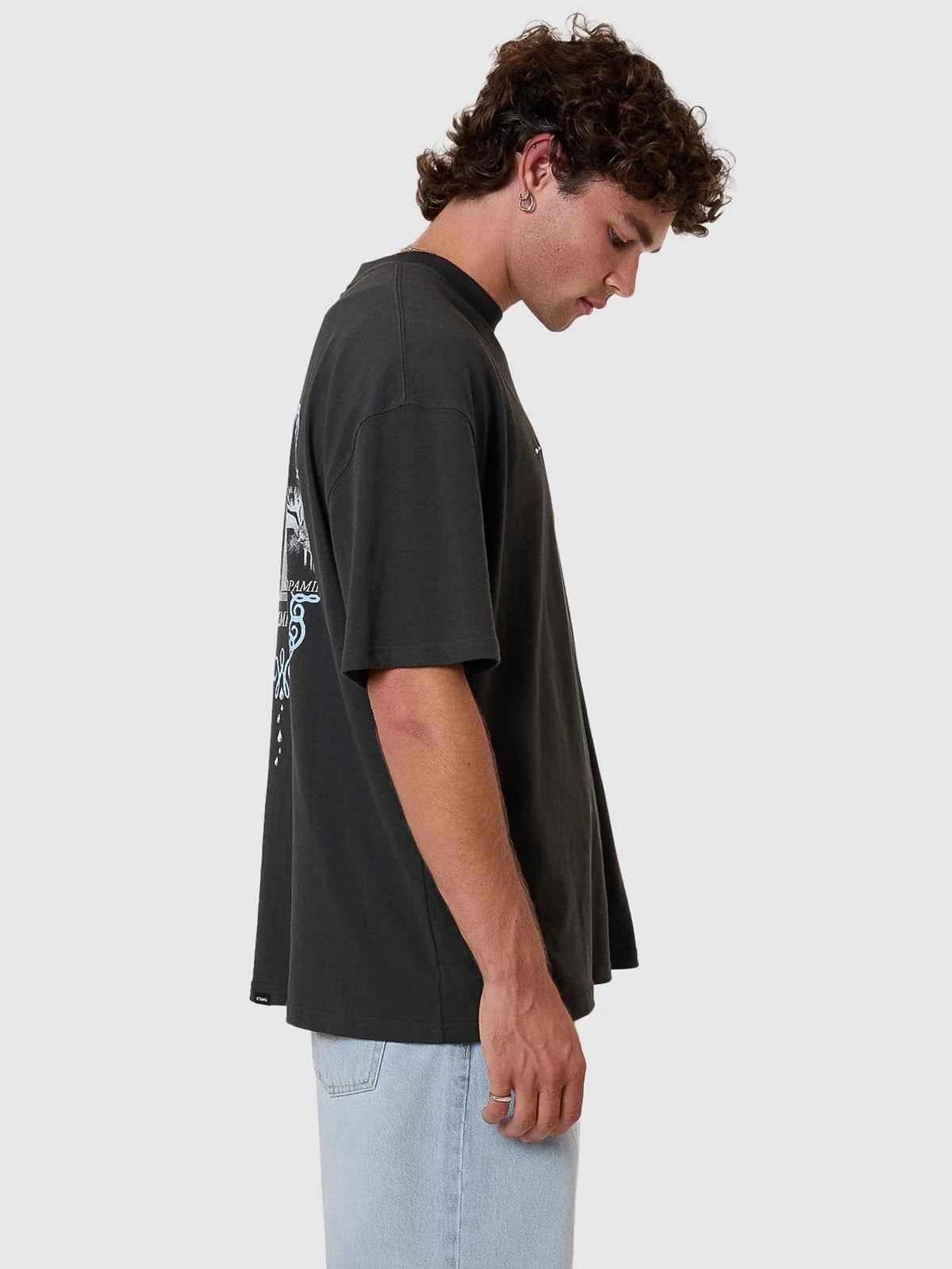 THRILLS - Infinite Dopamine Box Fit Oversize Tee - Pirate Black