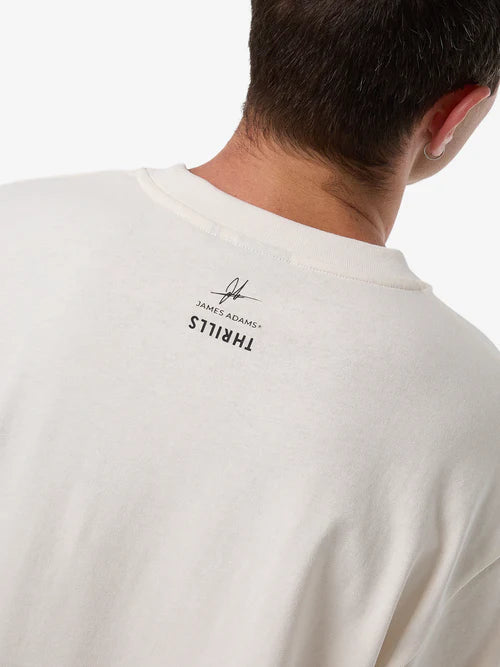 THRILLS - SUNDAYS LURE OVERSIZE FIT TEE - Heritage White