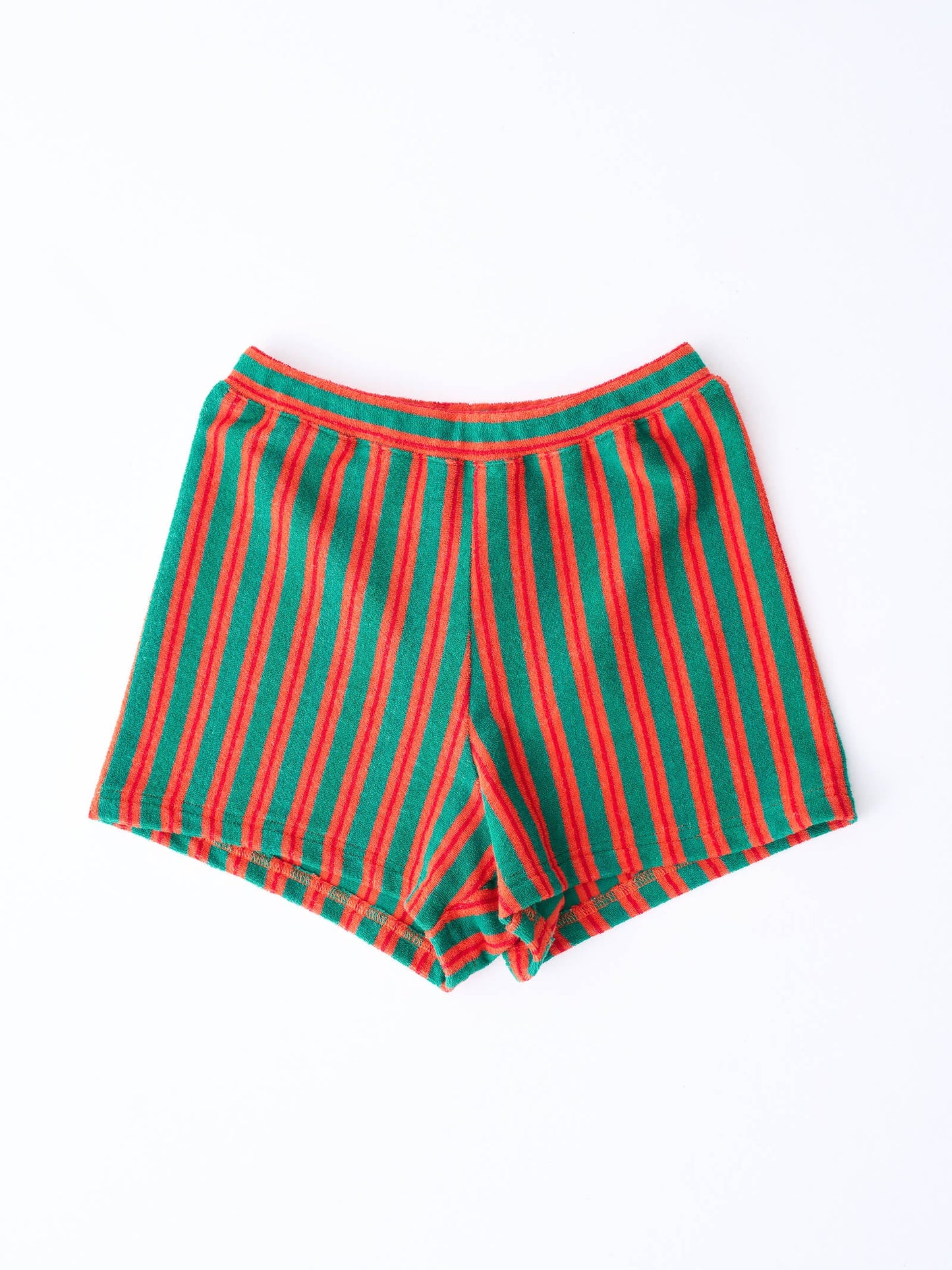 NEAR THE SEA - Terry Shorts - Emerald