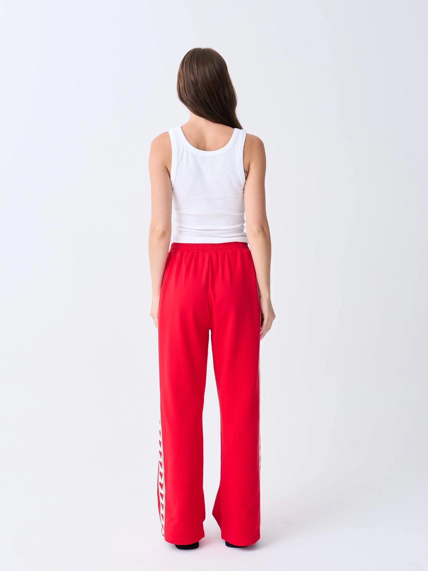 NEAR THE SEA - Racer Track Pant - Red
