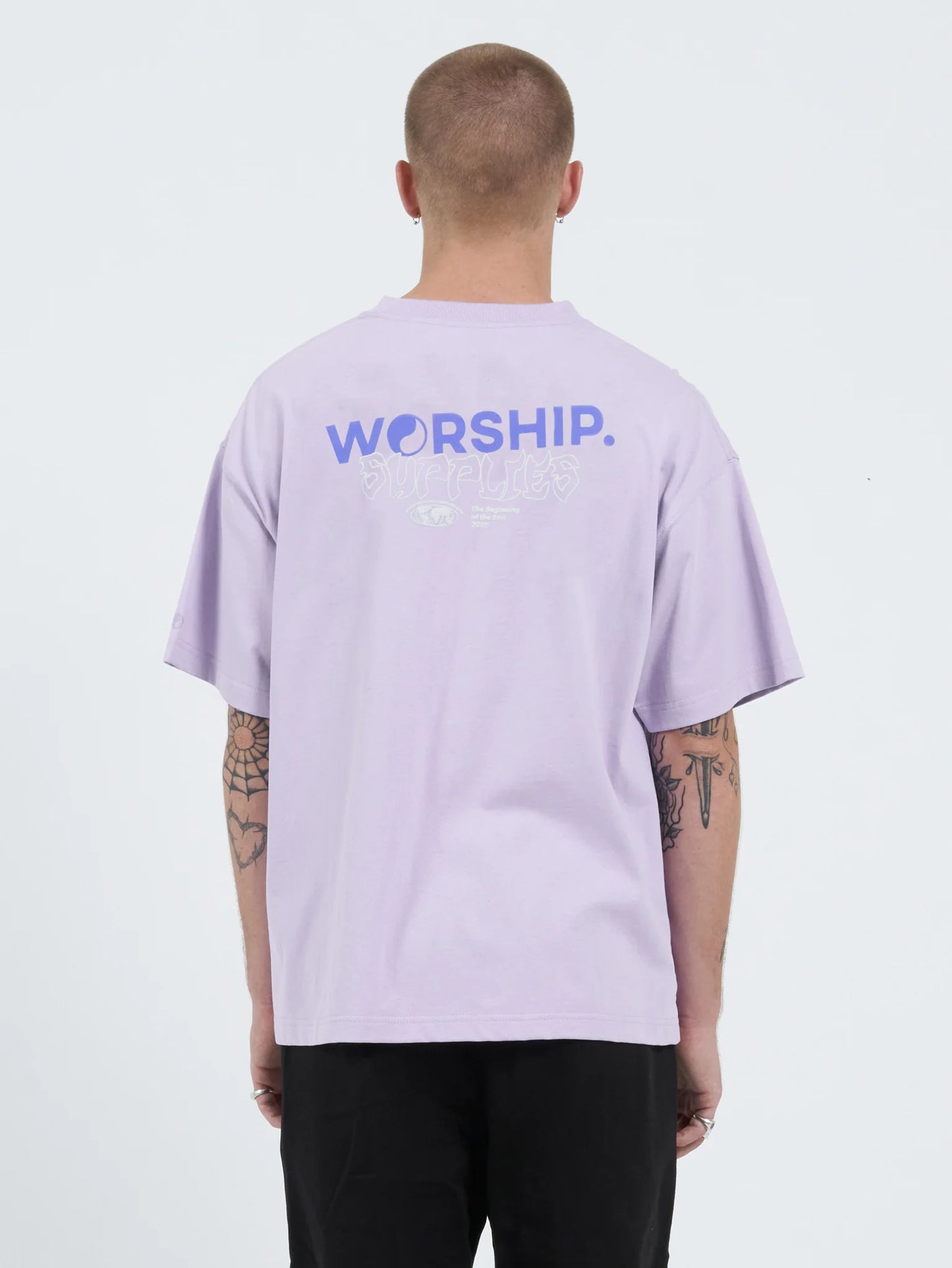 WORSHIP - Offerings Oversize Tee  Orchid Hush - Purple