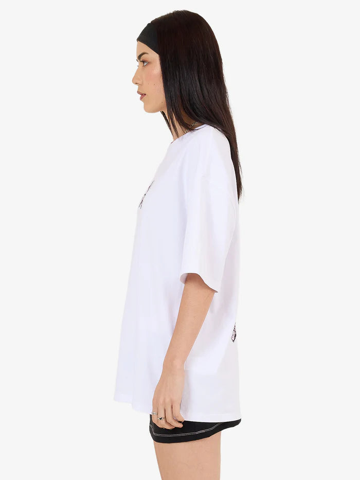 WORSHIP - Cherub Relaxed Fit Tee - WHITE