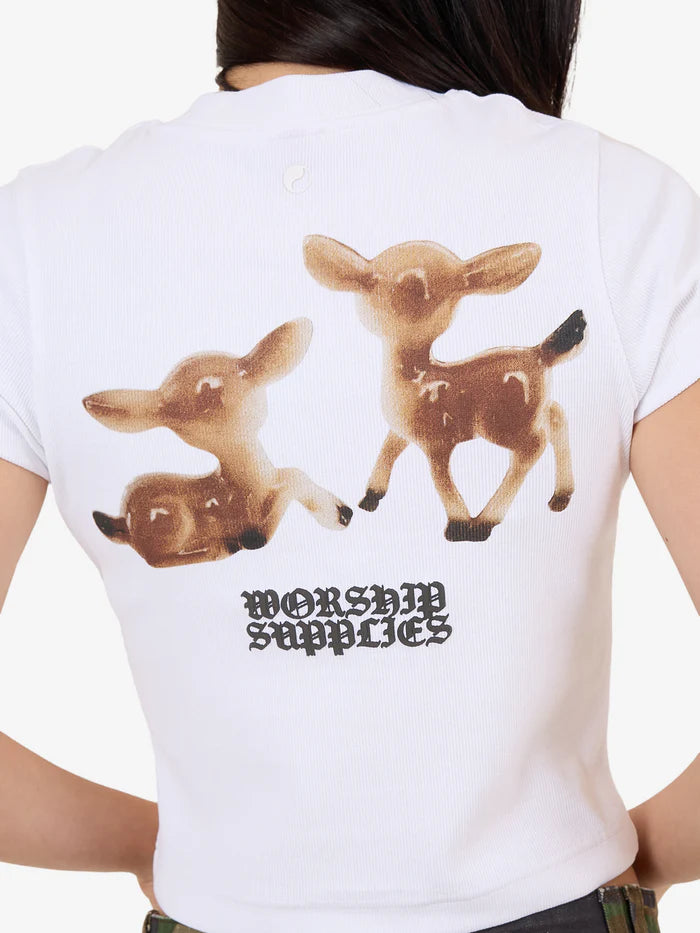 WORSHIP - Bambino Teeny Tee - White