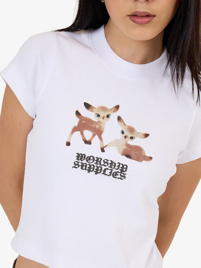 WORSHIP - Bambino Teeny Tee - White