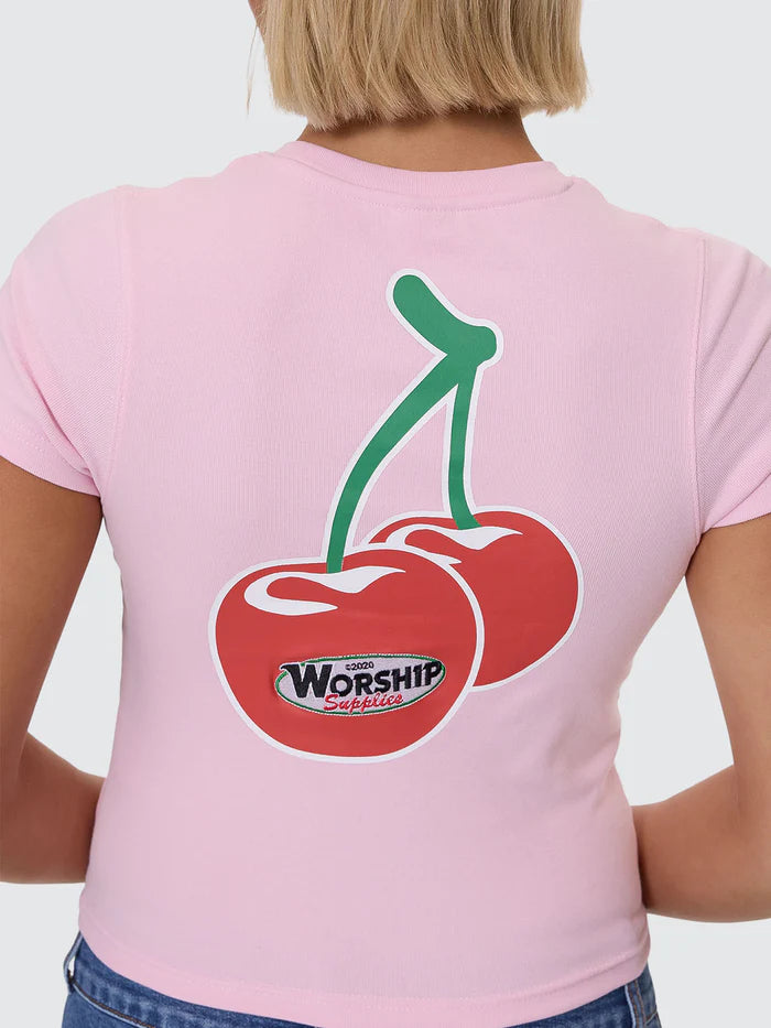 WORSHIP - Glazed And Confused Slim Fit Tee - QUARTZ