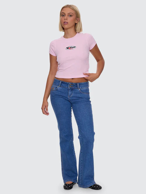 WORSHIP - Glazed And Confused Slim Fit Tee - QUARTZ