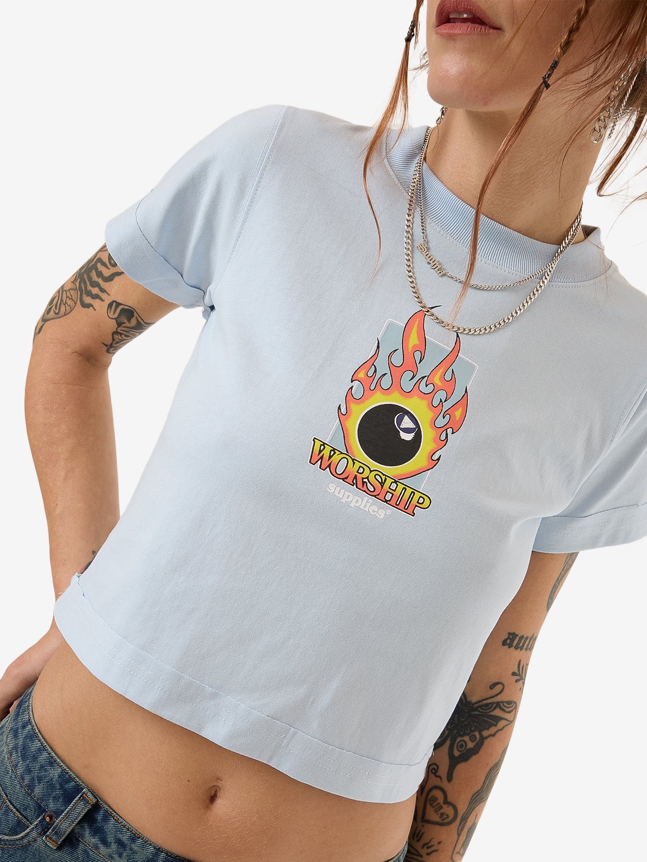 WORSHIP - Try Again Boy Tee - Ice Melt