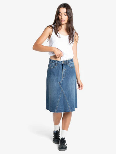 THRILLS - Cooper Skirt - ROADHOUSE BLUE