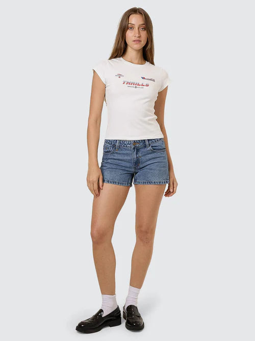 THRILLS - Anarchy In Paradise Club Tee - DIRTY WHITE