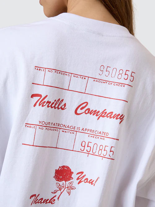 THRILLS - Appreciation Oversized Tee - WHITE