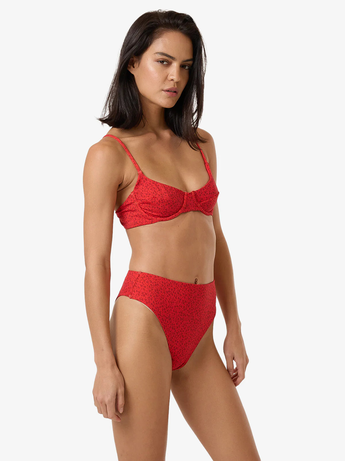 THRILLS - Zinnia Underwire Bikini Top - FLAME RED
