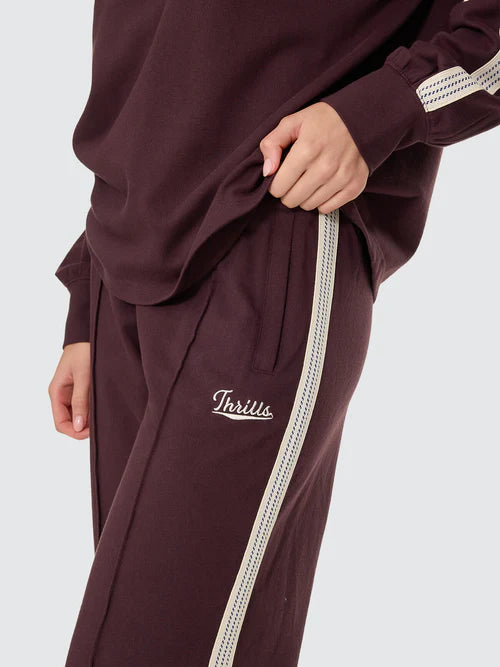 THRILLS - Off Track Pant - AUBERGINE