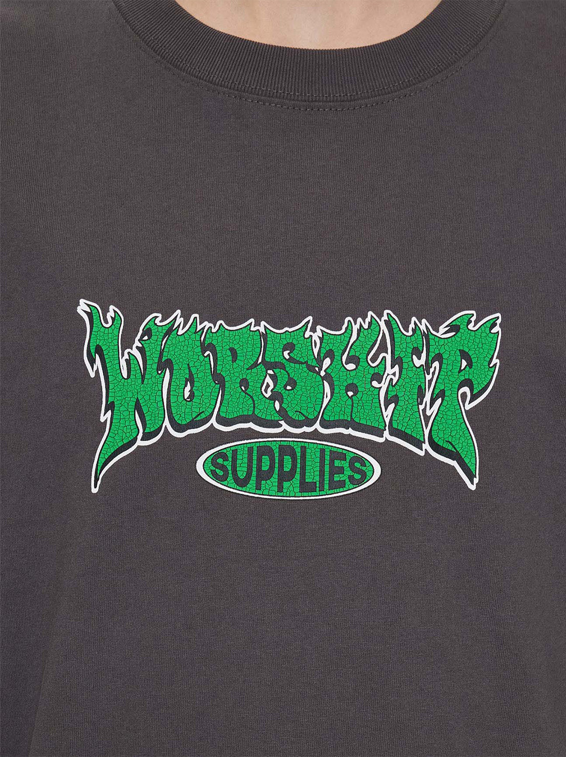 WORSHIP - Whisp Tee - Worn Black