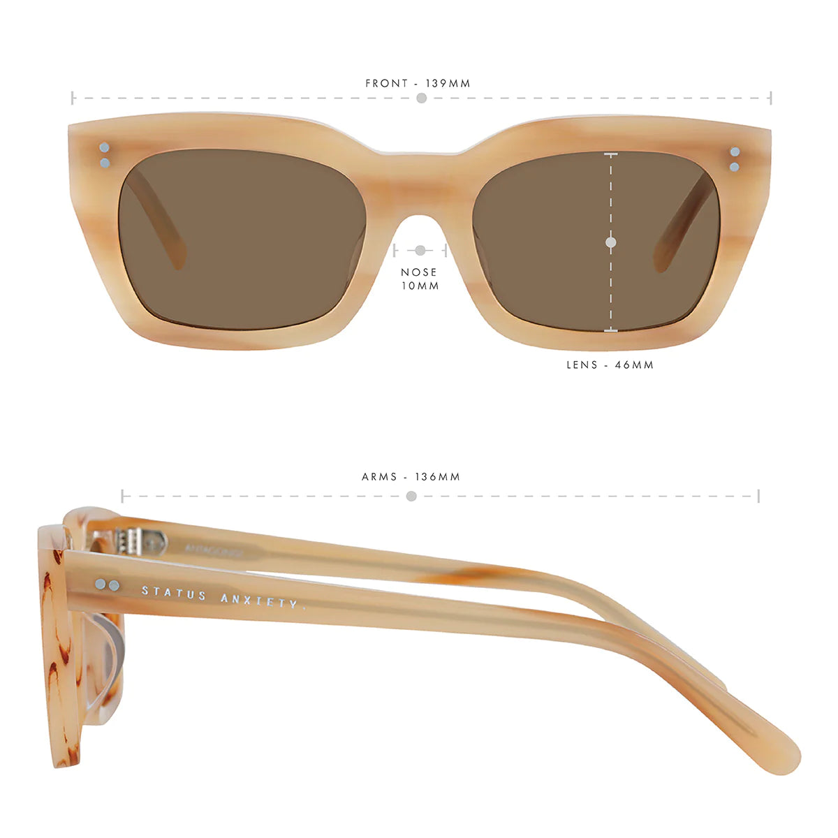 STATUS ANXIETY - Sunglasses Antagonist - Blonde
