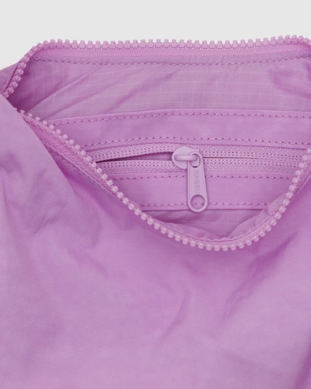 BAGGU - Small Nylon Crescent Bag - PEONY