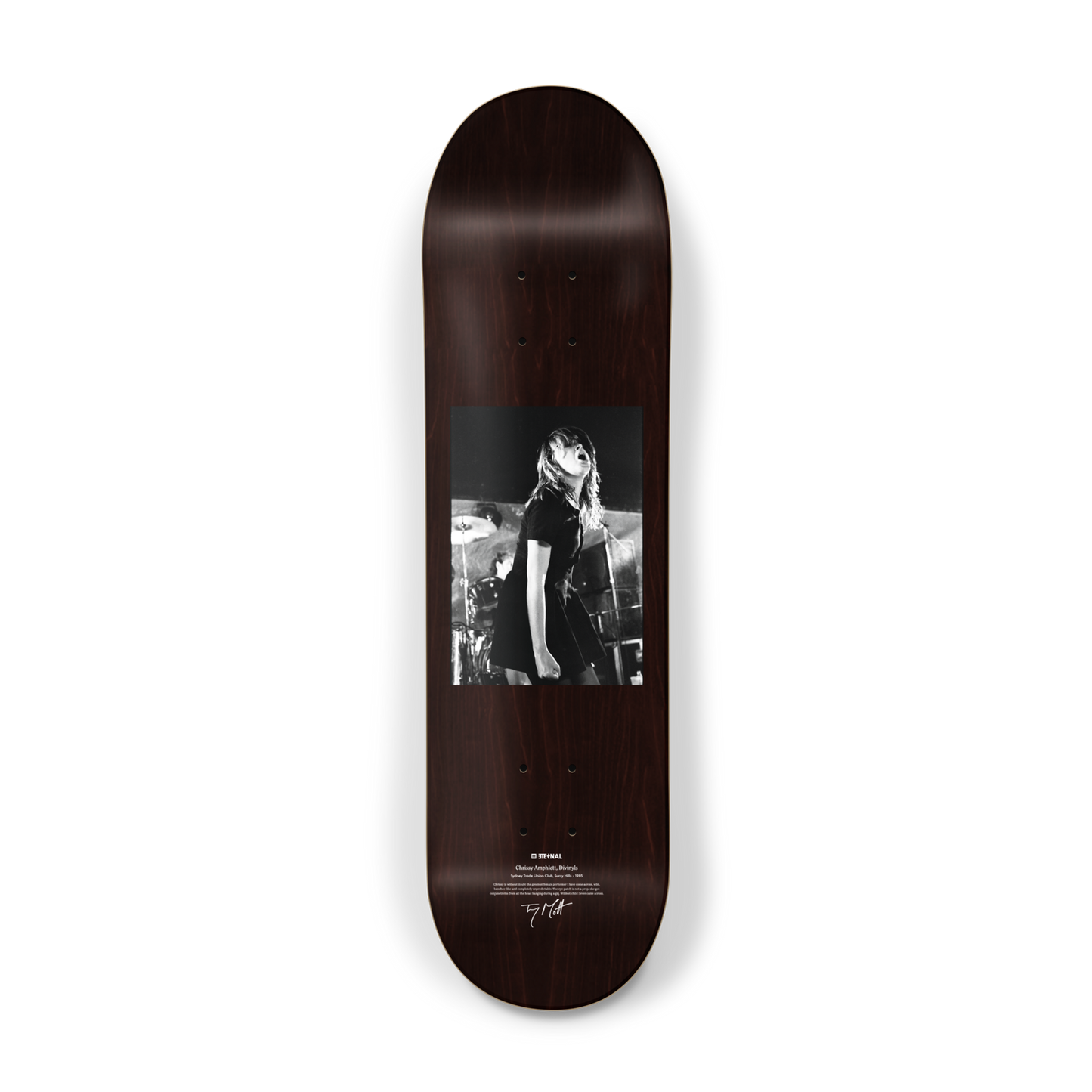 Eternal x Tony Mott Deck Chrissy Amphlett 8.25 Deck