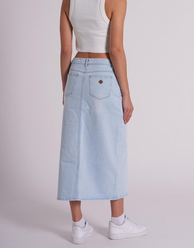 ABRAND - Maxi Skirt Sura - Light Vintage Blue