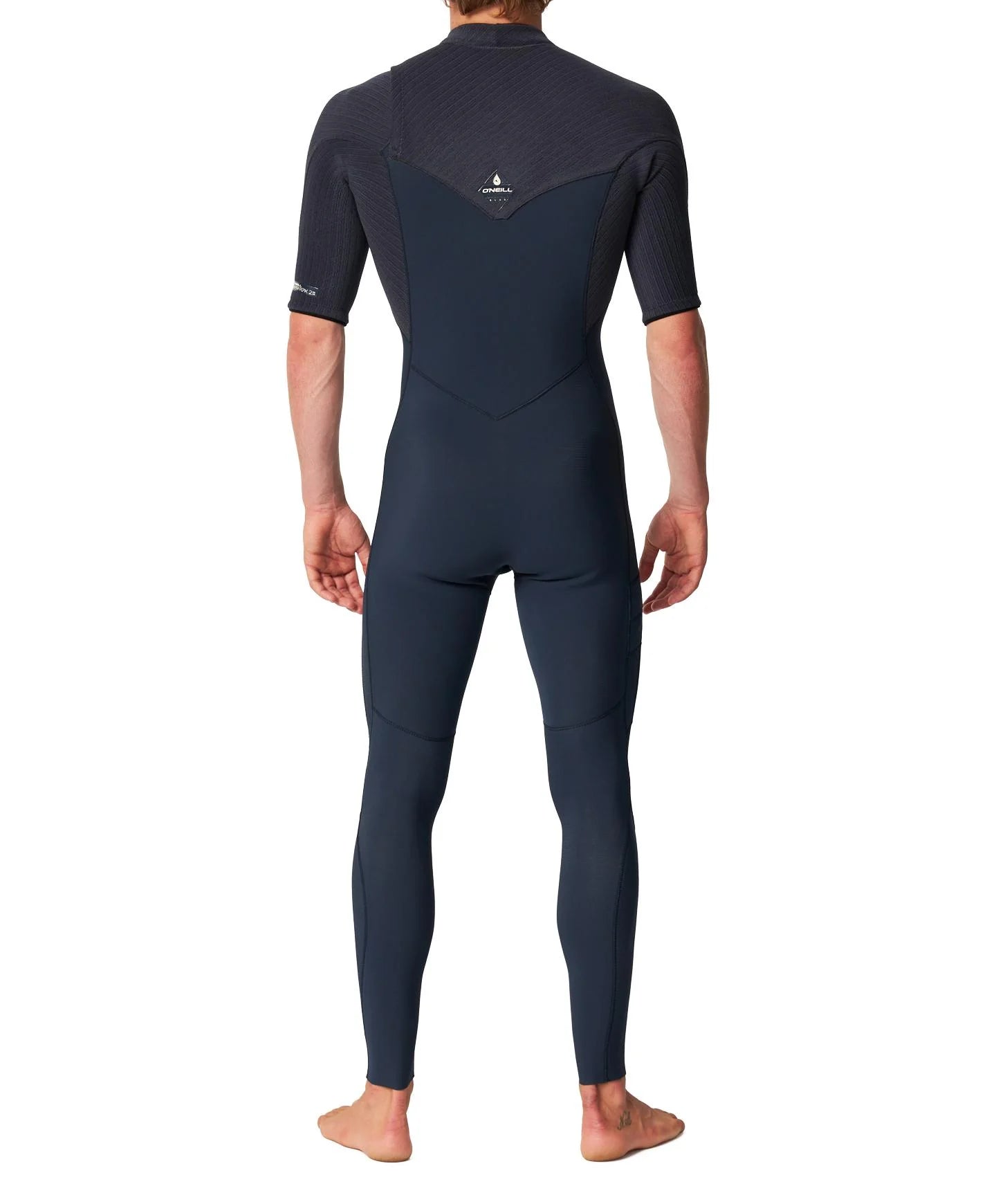 O'NEILL - HyperFreak 2mm Short Arm Steamer Chest Zip Wetsuit - Carbon/Gunmetal