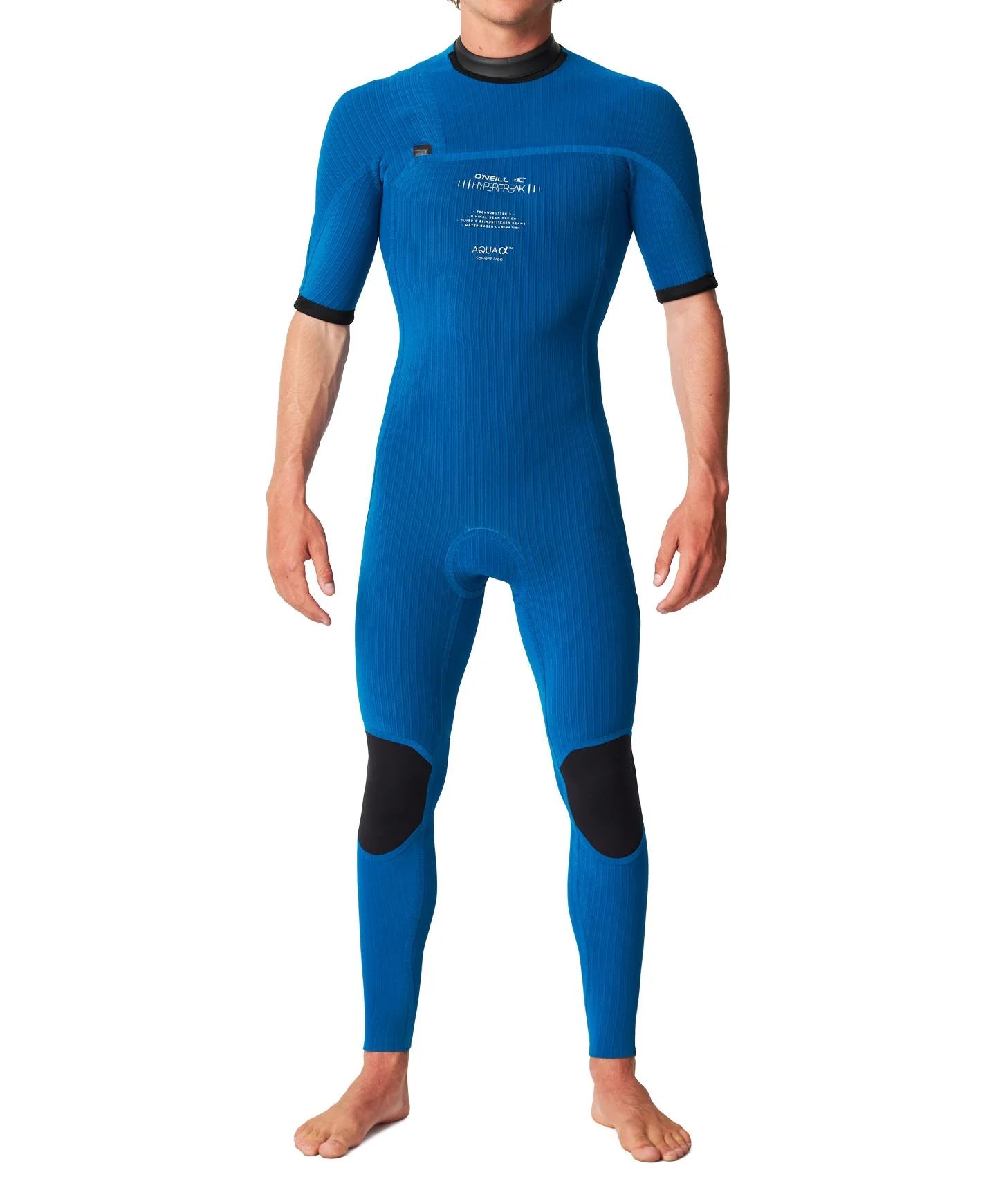 O'NEILL - HyperFreak 2mm Short Arm Steamer Chest Zip Wetsuit - Carbon/Gunmetal