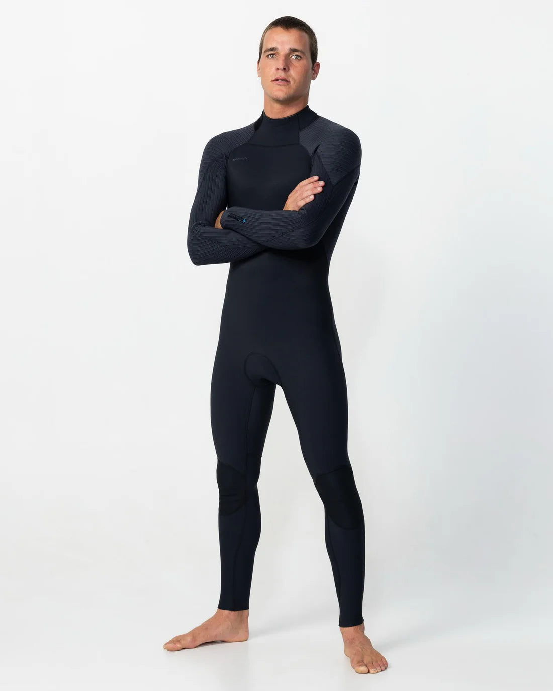 O'NEILL Hyperfreak 3/2mm Steamer Back Zip Wetsuit - Black