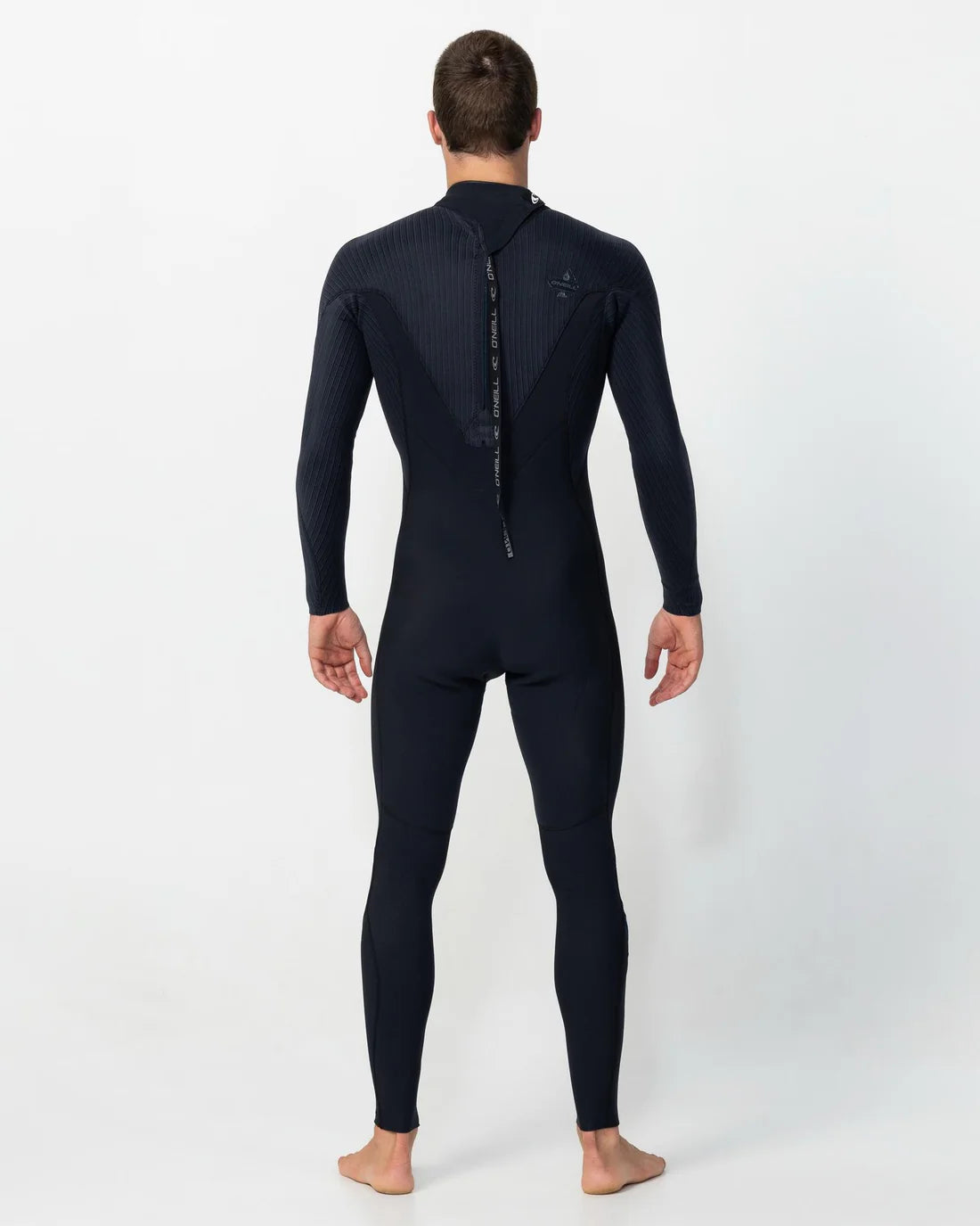 O'NEILL Hyperfreak 3/2mm Steamer Back Zip Wetsuit - Black