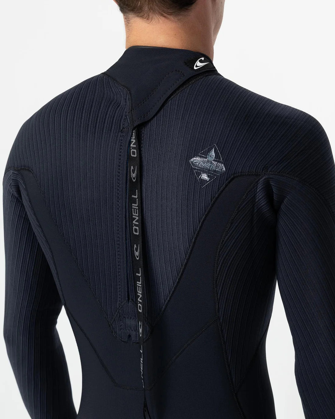 O'NEILL Hyperfreak 3/2mm Steamer Back Zip Wetsuit - Black
