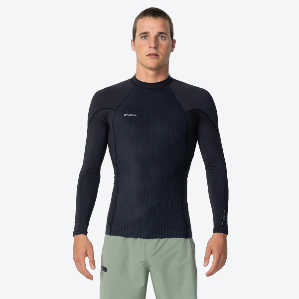 O'NEILL - Hyperfreak TB3X Neo/Lycra L/S Crew - BLACK/BLACK