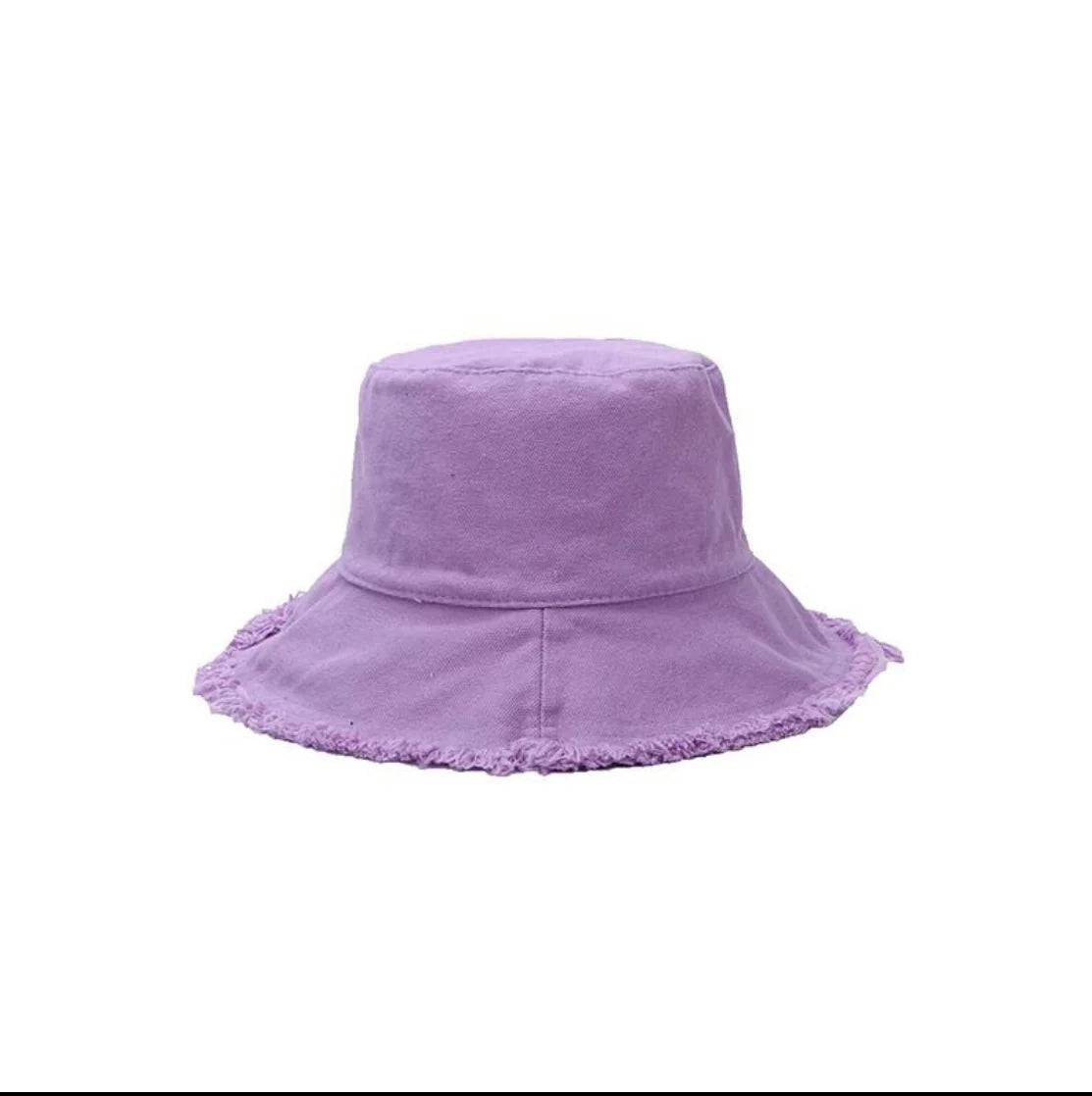 Salty Shadows - Cotton Frayed edge Bucket Hat