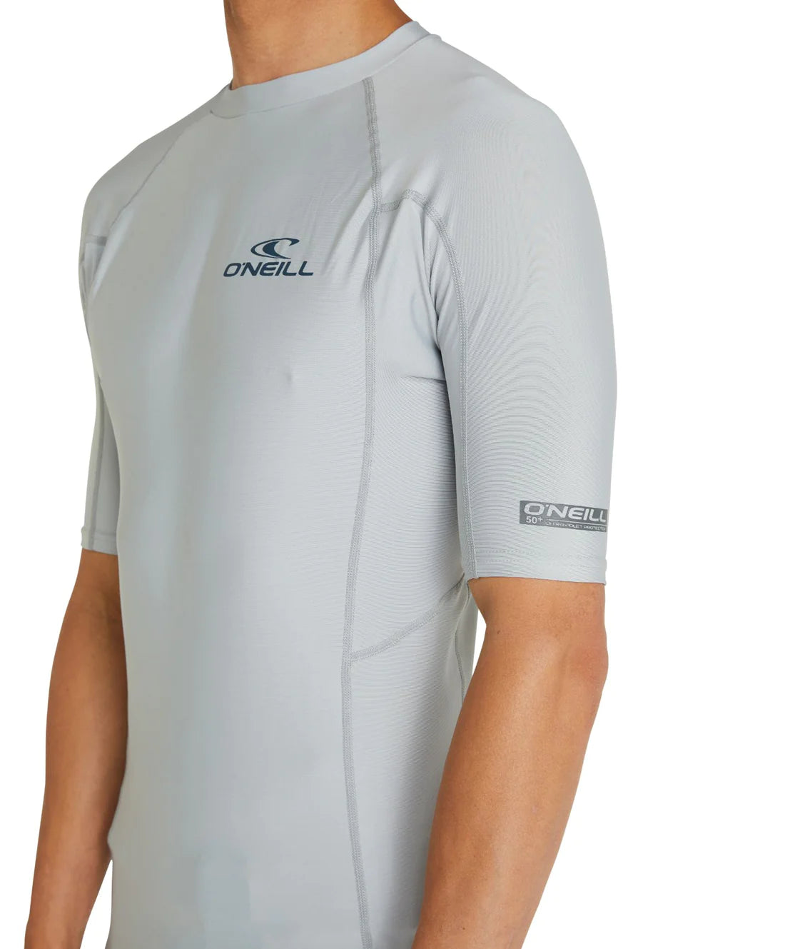 O'NEILL - Reactor UV Short Sleeve Rash Vest - Cool Grey