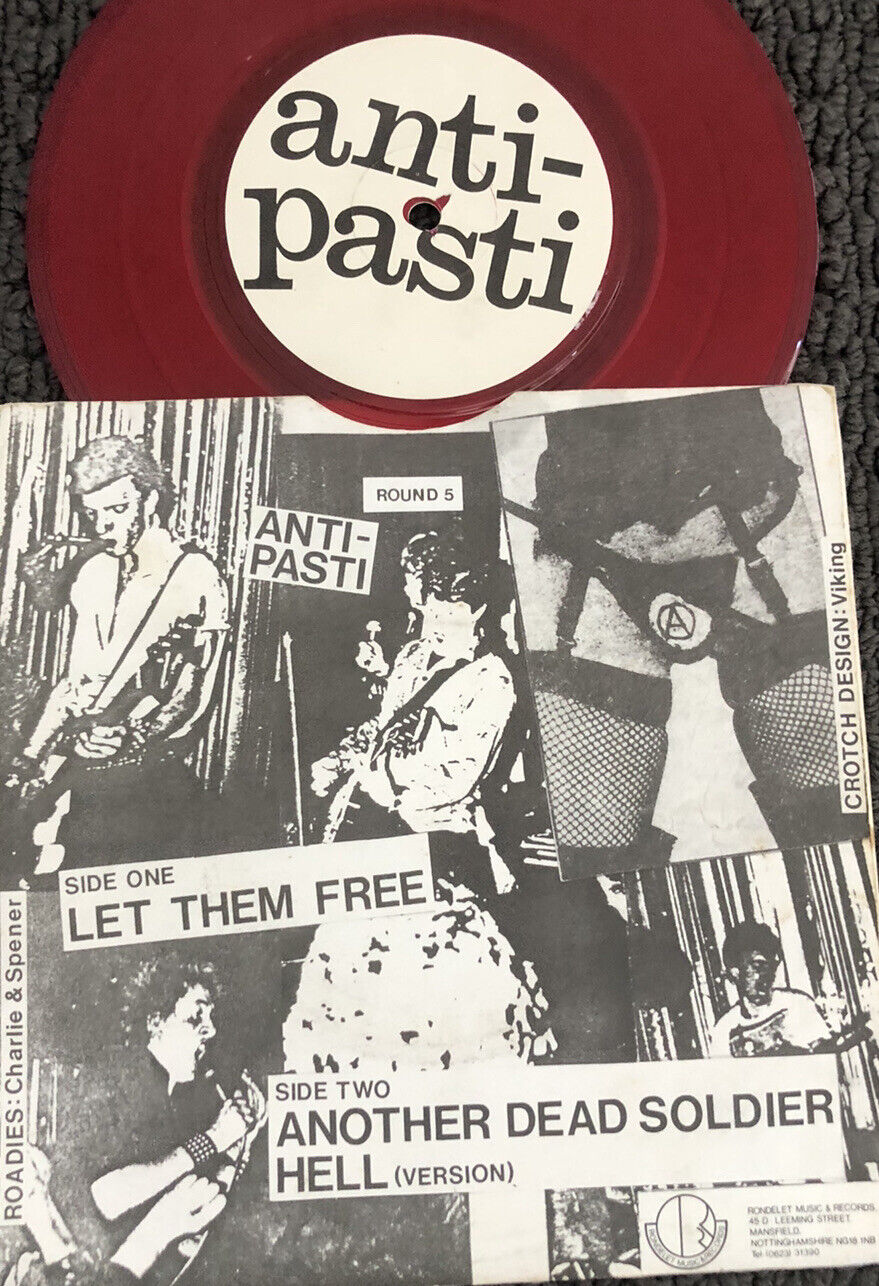 ANTI-PASTI Let Them Free 1981 UK 3-track 7"
