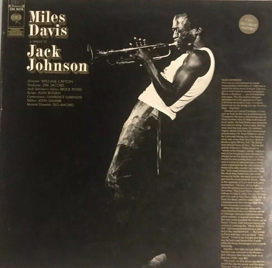 Miles Davis A Tribute To Jack Johnson Lp Dutch Press NM
