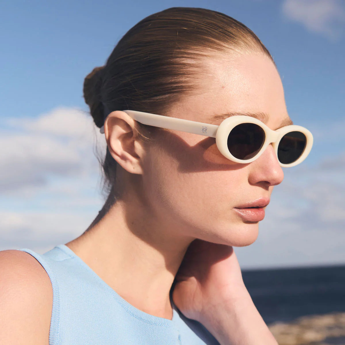 STATUS ANXIETY - Dopamine Sunglasses - Bone