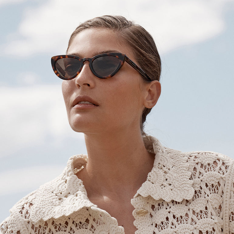 STATUS ANXIETY - Sunglasses Villain - BROWN TORTE