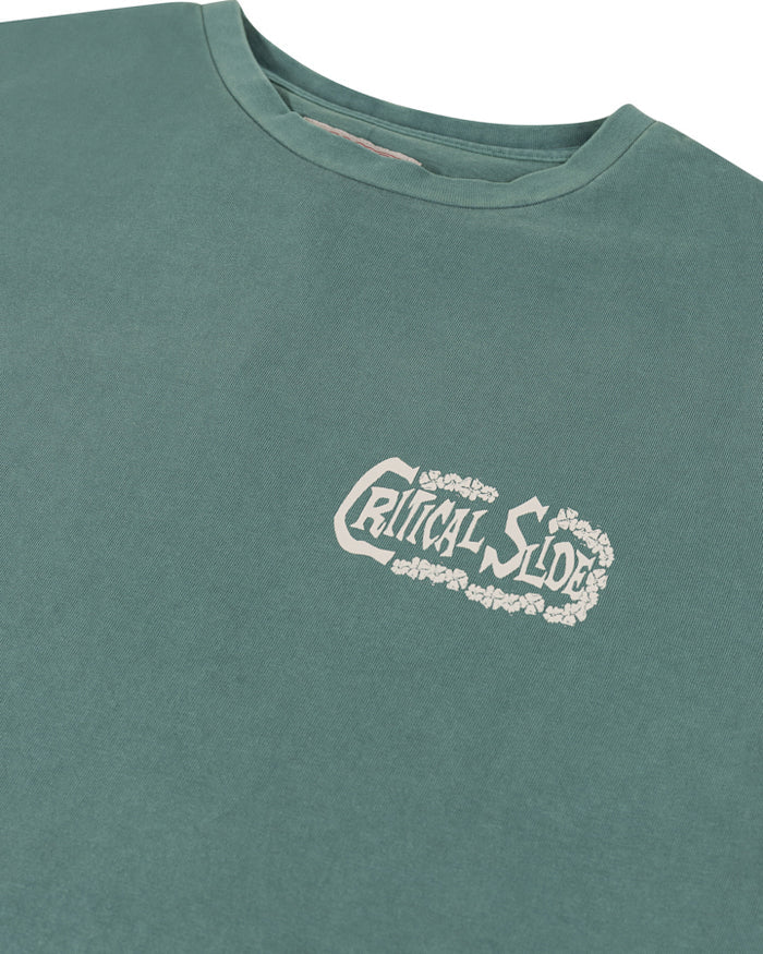 THE CRITICAL SLIDE SOCIETY - Tiki Tee - Dusty Green