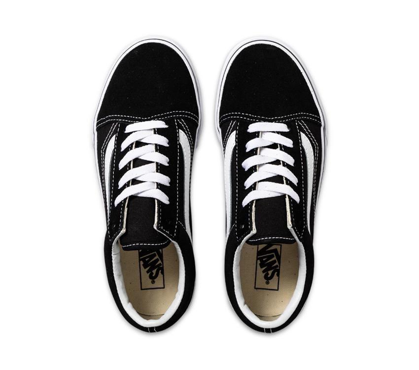 VANS KIDS OLD SKOOL- BLACK/TRUE WHITE