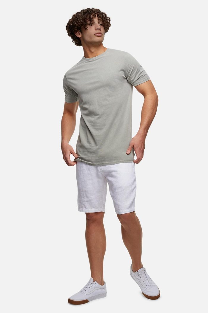 INDUSTRIE - Basic Classic Crew Tee - LIGHT SAGE