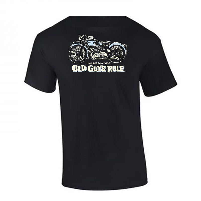 OLD GUYS RULE - Triumph - BLACK