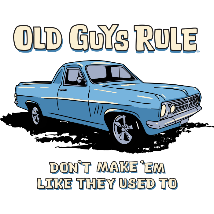 OLD GUYS RULE - Holden HR Ute Tee