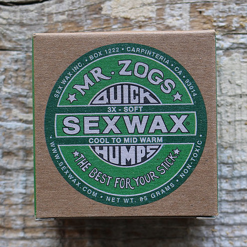 MR ZOGS - Sexwax Quick Humps Surf Wax - ECO BOX