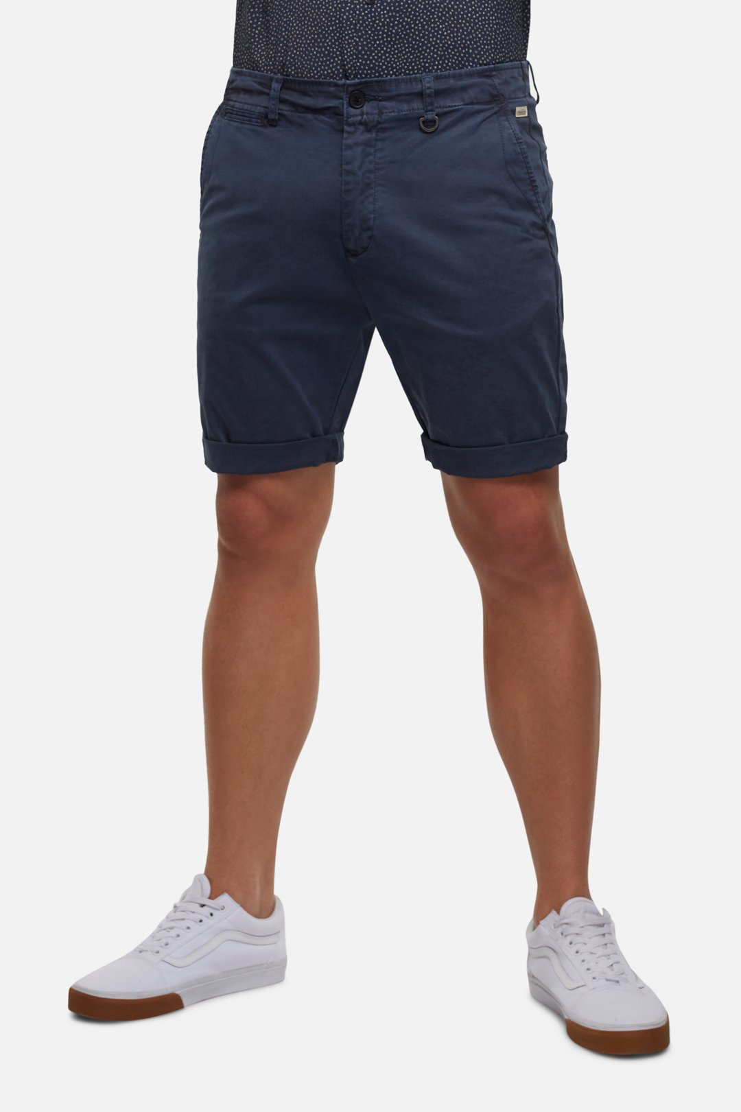 INDUSTRIE - The Washed Rinse Short - MID INDIGO