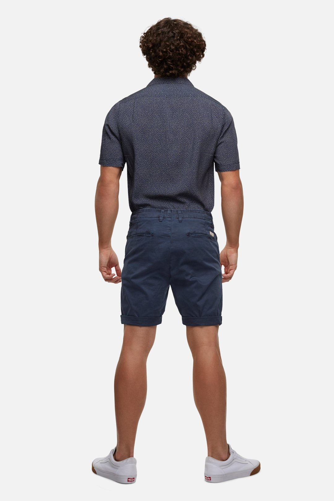 INDUSTRIE - The Washed Rinse Short - MID INDIGO