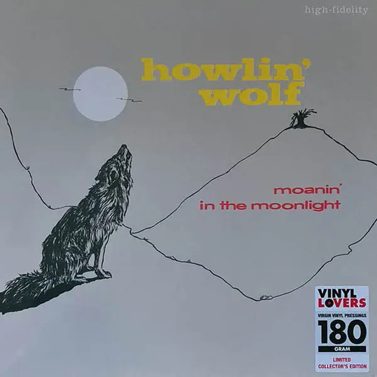 Howlin' Wolf - Moanin' In The Moonlight ltd edition crystal clear vinyl New