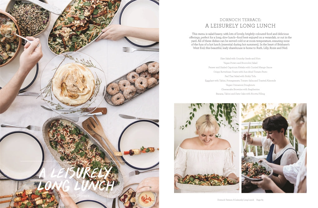 THE SHARED TABLE BOOK - Vegetarian and vegan feasts to cook for your crowd
