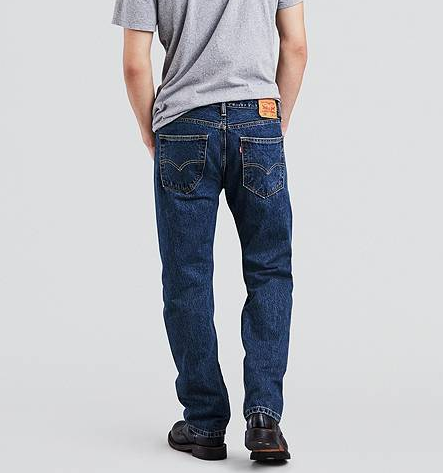 LEVI'S - 505 Regular Fit Workwear Jeans - DARK STONEWASH